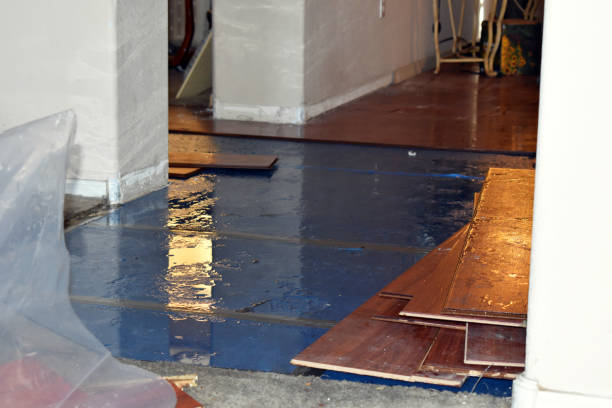 Professional Flood Cleanup technician working in Stratford, CT